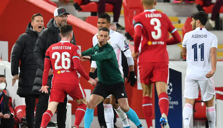 ريال مدريد يقصي ليفربول ويتأهل لنصف نهائي دوري الأبطال