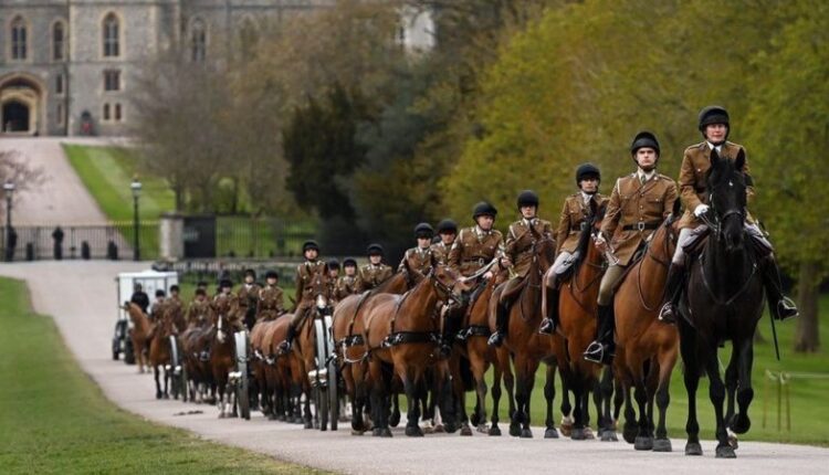 مراسم تشييع جنازة الأمير فيليب بحضور الملكة إليزابيث
