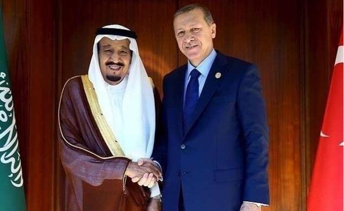 أردوغان يجري اتصالا هاتفيًا بالملك سلمان