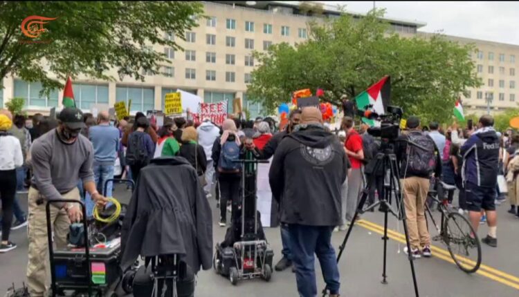 احتجاجات هولندية للتضامن مع الشعب الفلسطيني