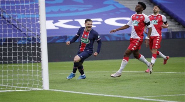 باريس جيرمان يتوج بكأس فرنسا للمرة الـ14 فى تاريخه بثنائية ضد موناكو