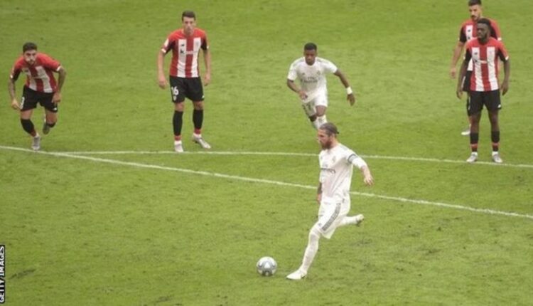 ريال مدريد يفوز علي بيلباو وينافس علي الدوري الآسباني