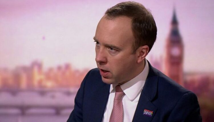 مات هانكوك يستقيل من منصب وزير الصحة في بريطانيا