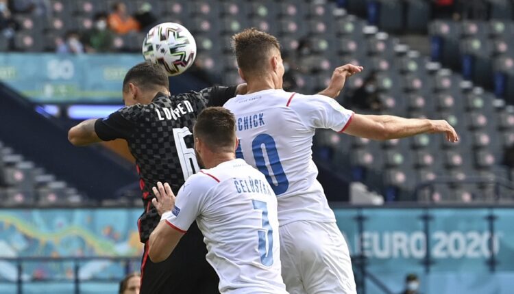 كرواتيا تتعادل مع التشيك 1-1 فى المجموعة الرابعة يورو 2020