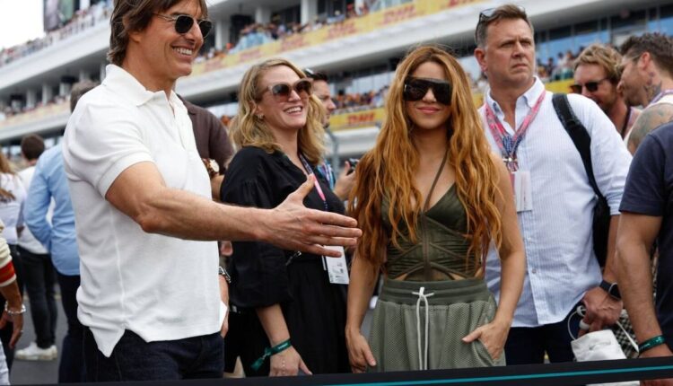 ظهور شاكيرا مع توم كروز