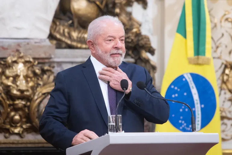  الرئيس البرازيلي لويس إيناسيو لولا دا سيلفا