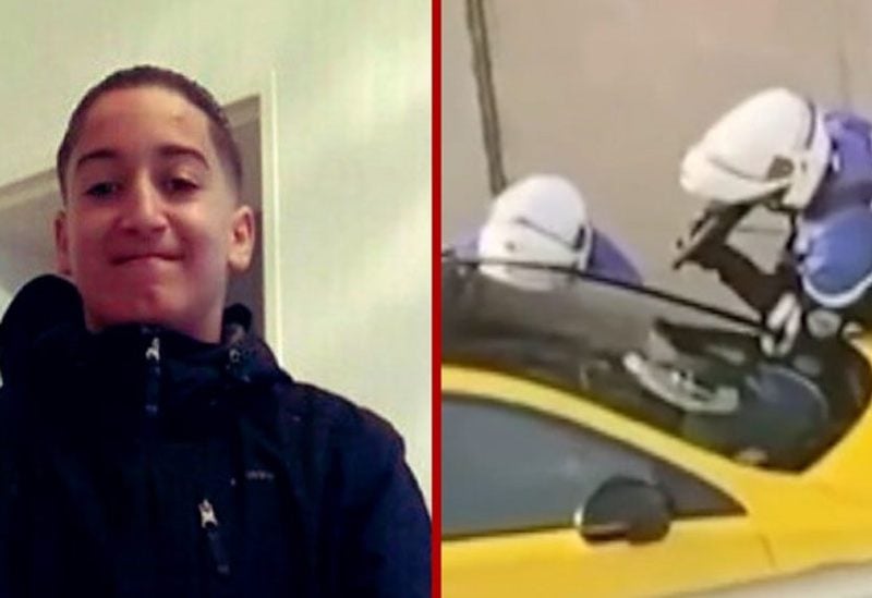 تشييع جنازة الشاب نائل الذي قُتل برصاص الشرطة الفرنسية