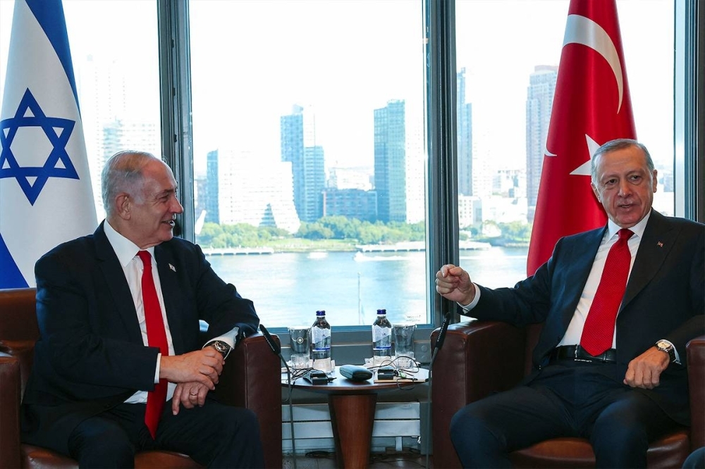 الرئيس التركي أردوغان يلتقي نتنياهو على هامش الدورة 78 للجمعية العامة للأمم المتحدة