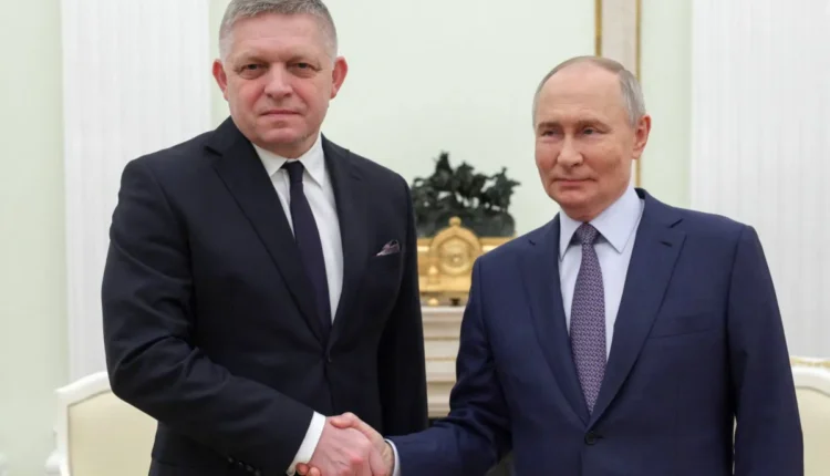 بوتين ورئيس الوزراء السلوفاكي