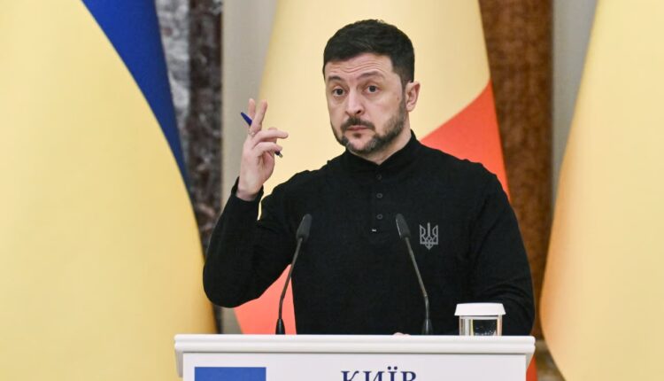 الرئيس الأوكراني فولوديمير زيلينسكي