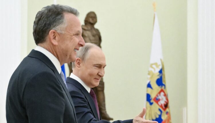 ستيف ويتكوف والرئيس الروسي بوتين