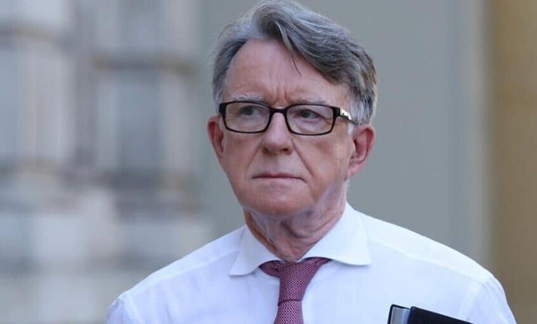 شرطة لندن تفرج عن بيتر ماندلسون بعد توقيفه بقضية إبستين